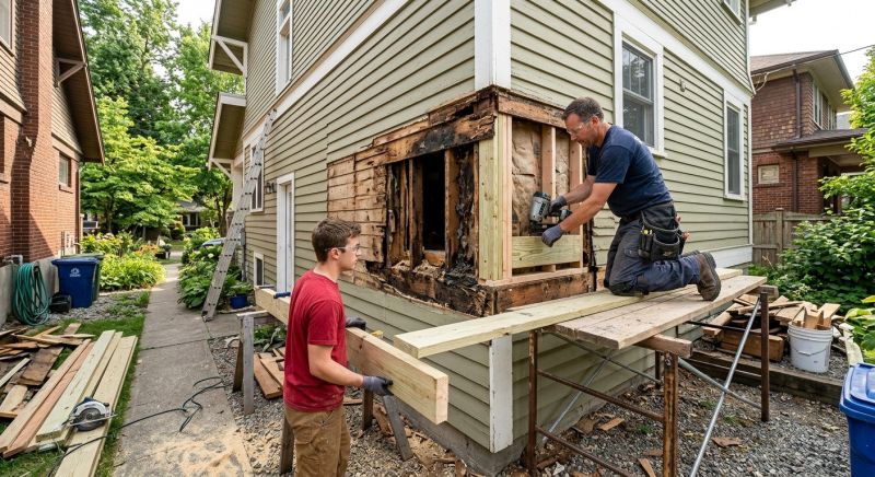 Dry Rot Remediation in Overland Park, KS
