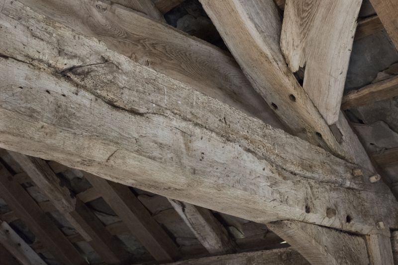 Affected Wooden Beams
