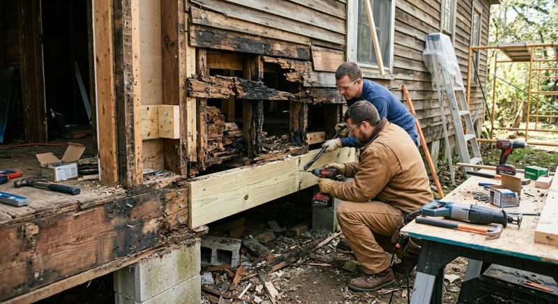 Structural Rot Repair in Littleton, CO