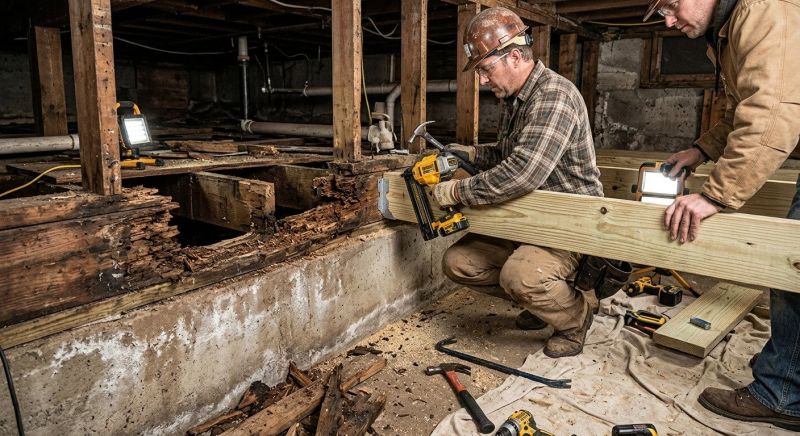 Structural Rot Repair in Kansas City, MO