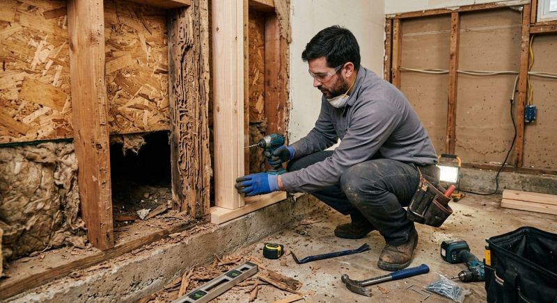 Termite Damage Restoration in Olathe, KS